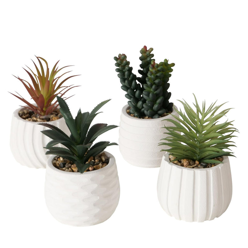 Load image into Gallery viewer, Boltze home kunstplant in witte pot h14cm
