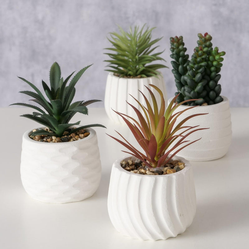 Load image into Gallery viewer, Boltze home kunstplant in witte pot h14cm

