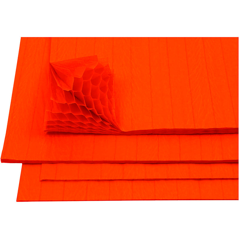 Load image into Gallery viewer, Https: www.cchobby.nl harmonica-papier-vel-28x17-8-cm-oranje-8-vel-1-doos
