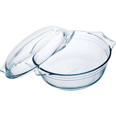 Arcuisine ovenschaal met deksel rond 24x20x10cm 2,1l
