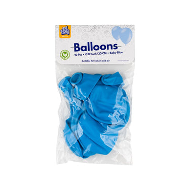 Paperdreams ballonnen 10 pcs - baby blauw latex