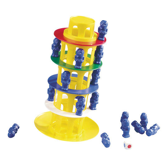 Jumbo toren van pisa - actiespel - vanaf 4 jaar - 2 tot 4 spelers - bordspel voor kinderen - familiespel