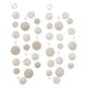 Boltze home capiz guirlande snowflake l180cm