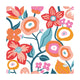 Duni servetten vibrant bloom 33cm