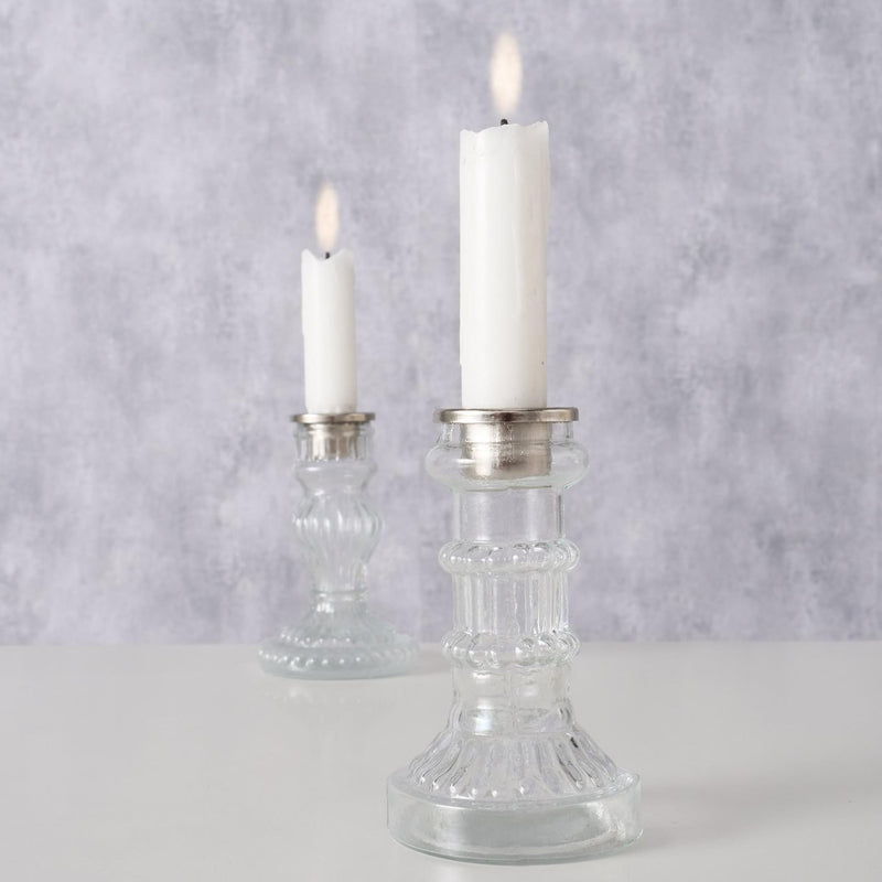 Load image into Gallery viewer, Boltze home kandelaar moline h11,5cm helder glas

