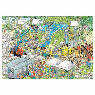 Jumbo jan van haasteren legpuzzel - de filmset, 2000st.