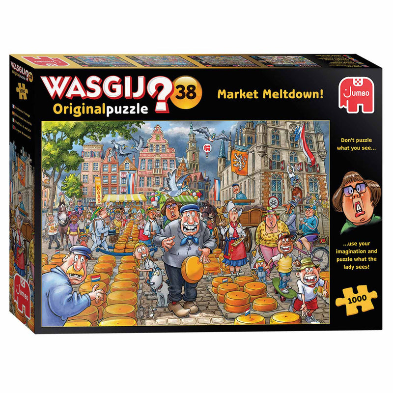 Load image into Gallery viewer, Jumbo - legpuzzel Wasgij Kaasalarm 1000 stukjes
