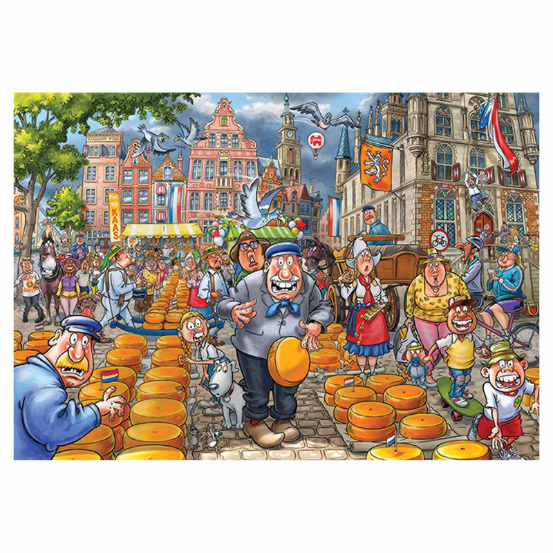 Load image into Gallery viewer, Jumbo - legpuzzel Wasgij Kaasalarm 1000 stukjes
