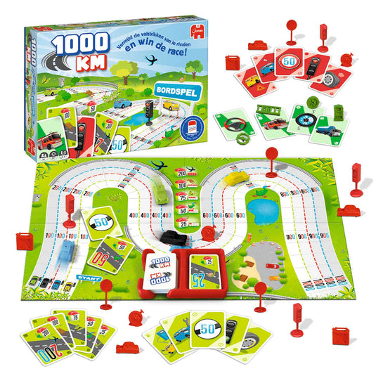 Jumbo 1000km bordspel - gezelschapsspel voor kinderen