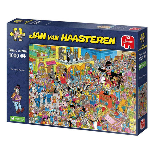 Jan van haasteren legpuzzel - dia de los muertos, 1000st.