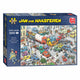 Jan van haasteren legpuzzel - traffic chaos, 3000st.