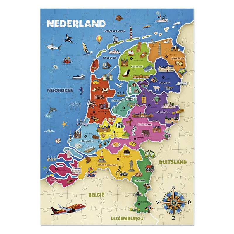 Load image into Gallery viewer, Jumbo - ik leer - kaart van nederland - educatief spel - vanaf 6 jaar
