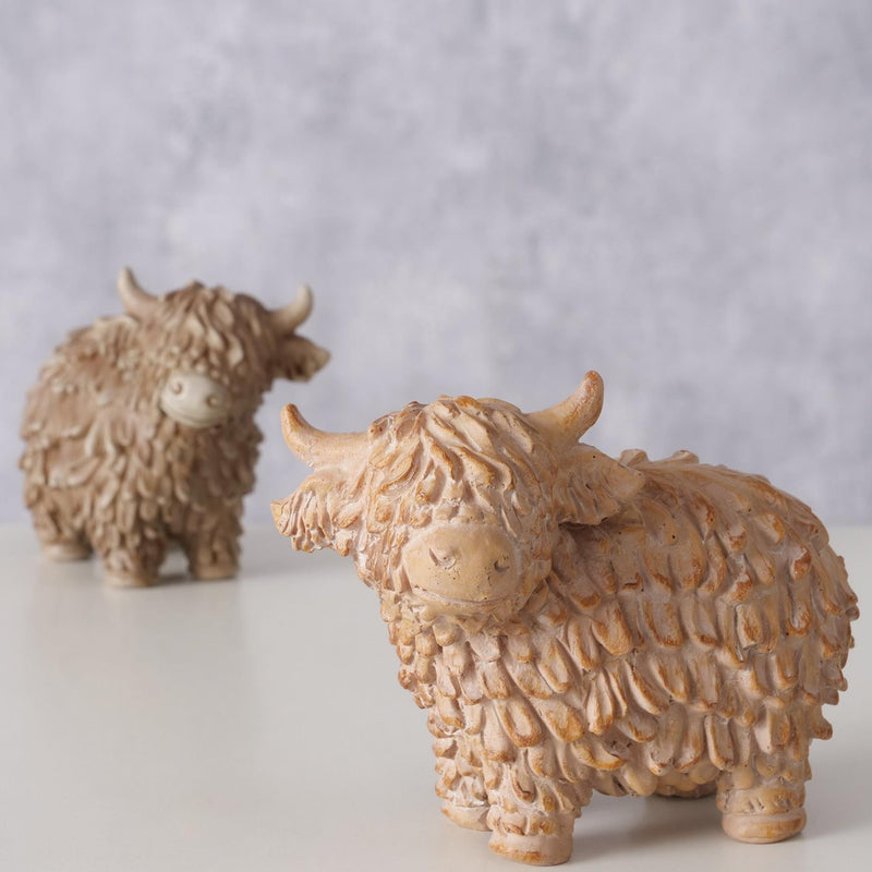 Load image into Gallery viewer, Boltze home figuur koe buffy h7,5x10cm synthetische hars
