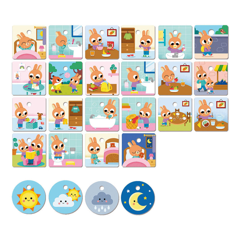 Load image into Gallery viewer, Jumbo routines house educatief houten spel
