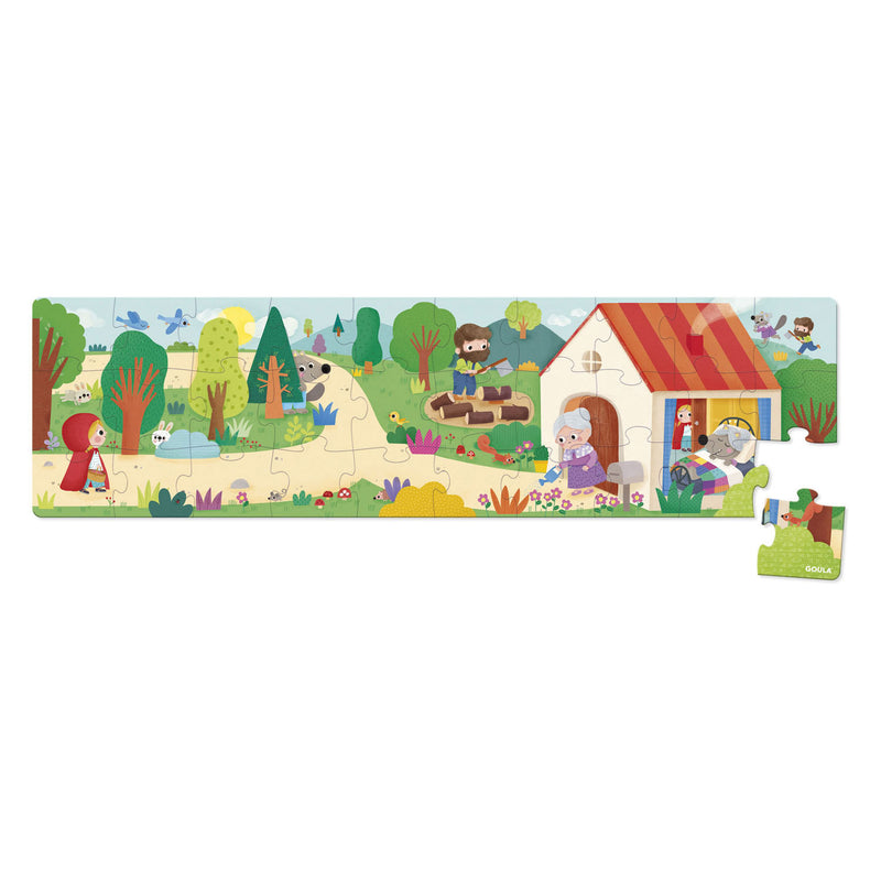 Load image into Gallery viewer, Diset jumbo goula legpuzzel xxl roodkapje, 30st.
