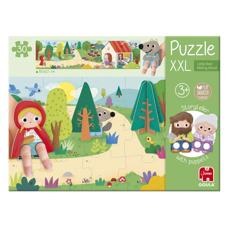 Load image into Gallery viewer, Diset jumbo goula legpuzzel xxl roodkapje, 30st.
