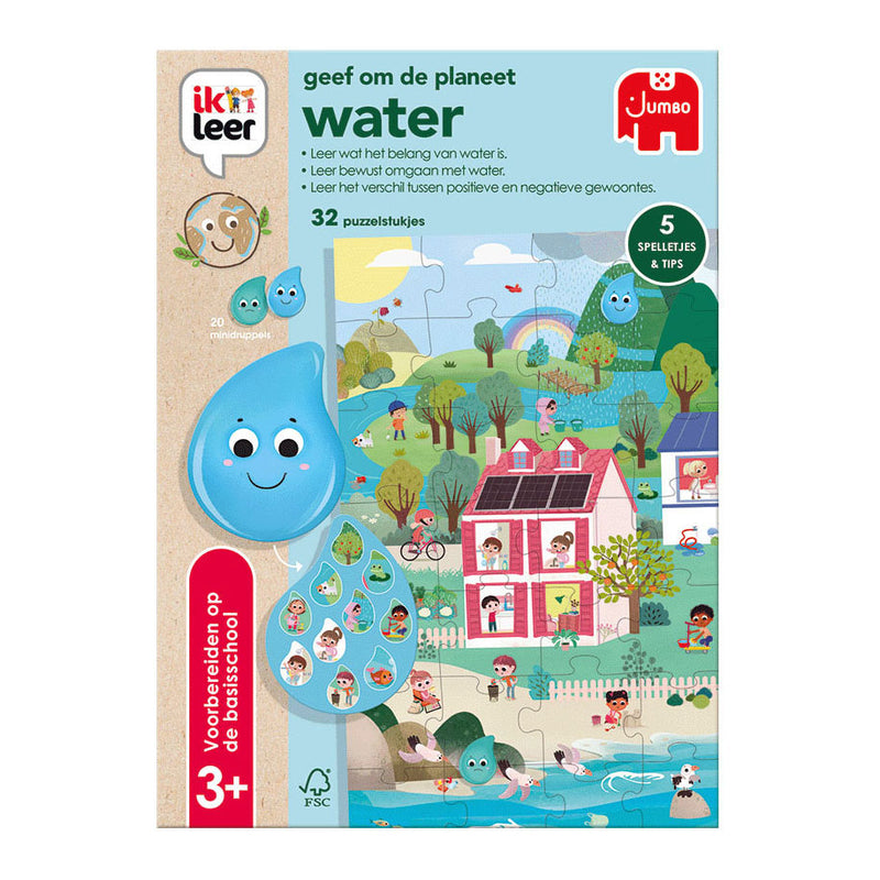 Load image into Gallery viewer, Jumbo ik leer - geef om de planeet - water - educatief spel

