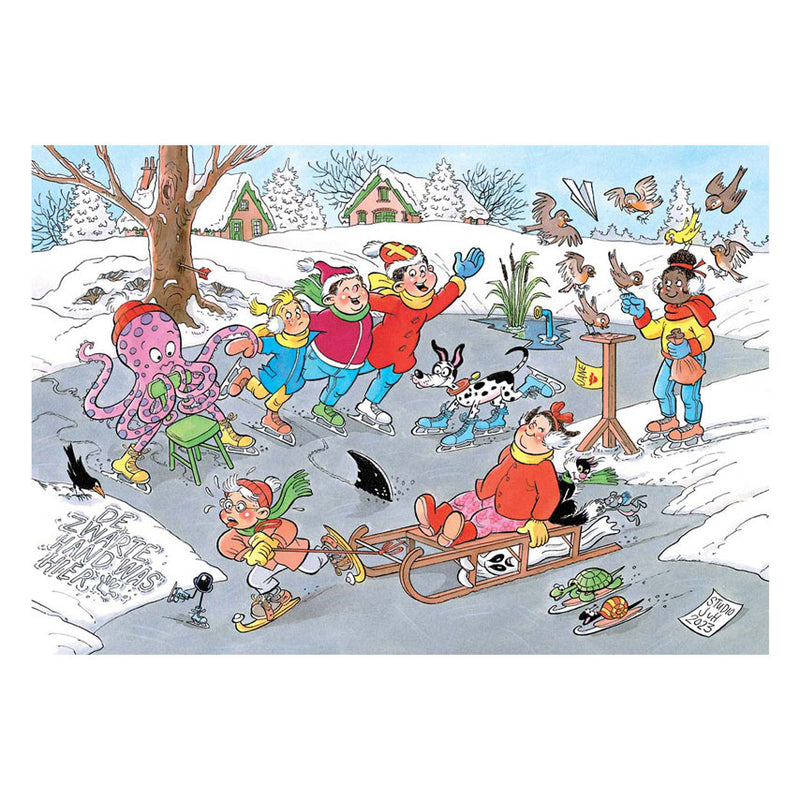 Load image into Gallery viewer, Jumbo puzzel 240 st. jvh junior schaatsen
