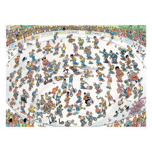 Jumbo puzzel 2000 st. jvh skateboarden in de bowl