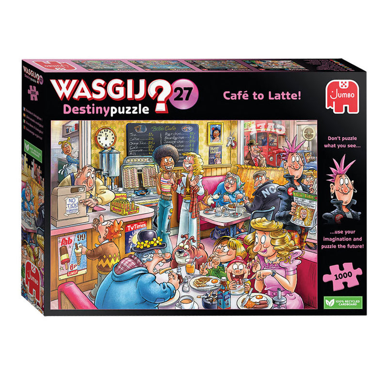 Load image into Gallery viewer, Jumbo wasgij destiny 27 legpuzzel de koffieshop!, 1000st.
