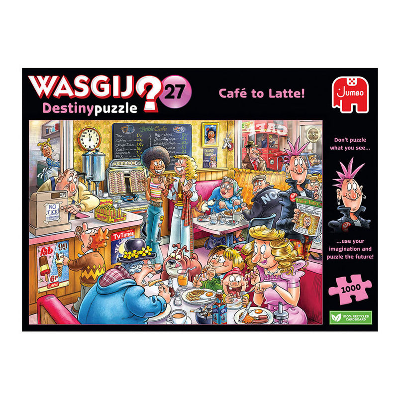 Load image into Gallery viewer, Jumbo wasgij destiny 27 legpuzzel de koffieshop!, 1000st.
