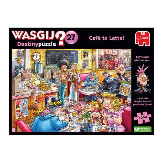 Jumbo wasgij destiny 27 legpuzzel - de koffieshop!, 1000st.