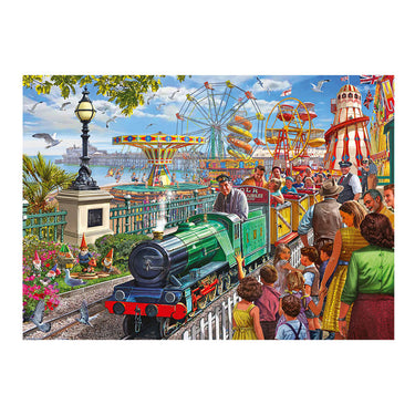 Jumbo falcon legpuzzzel - fun at the seaside, 1000st.