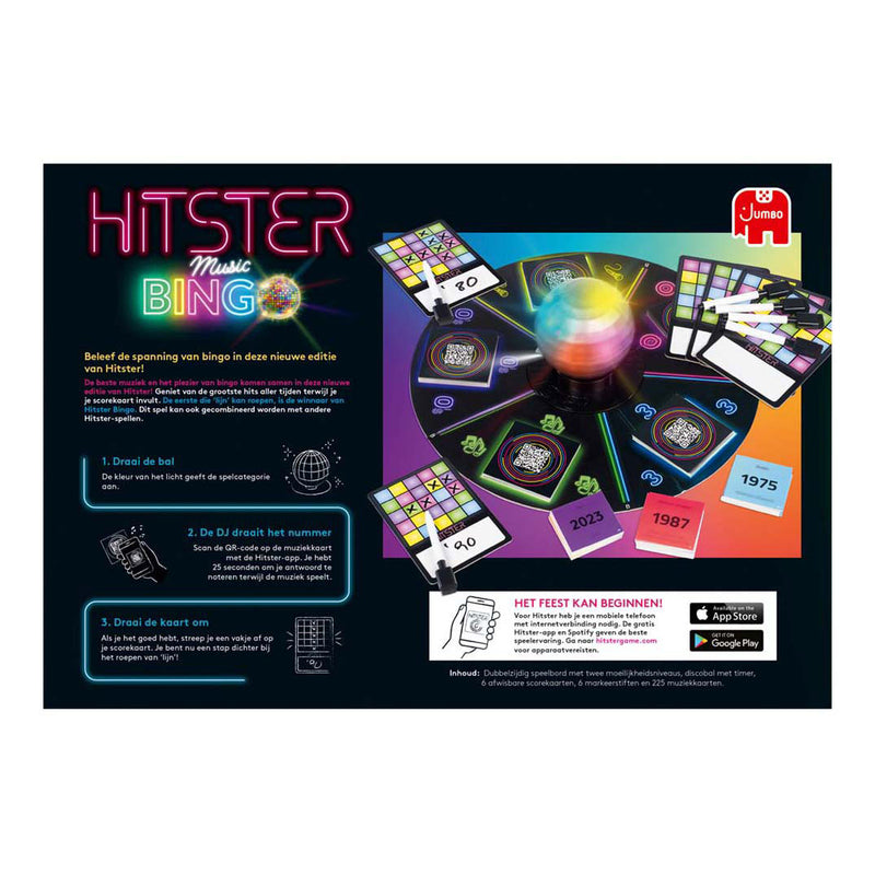 Load image into Gallery viewer, Jumbo hitster bingo gezelschapsspel
