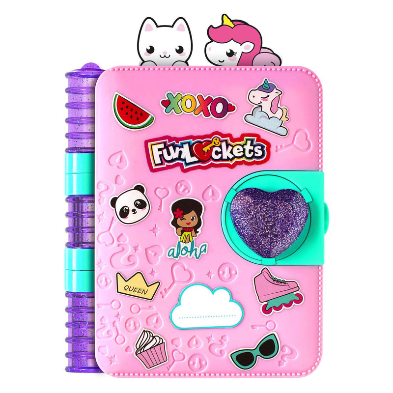 Load image into Gallery viewer, Funlockets jumbo - - secret journal - dagboek meisjes - vanaf 6 jaar
