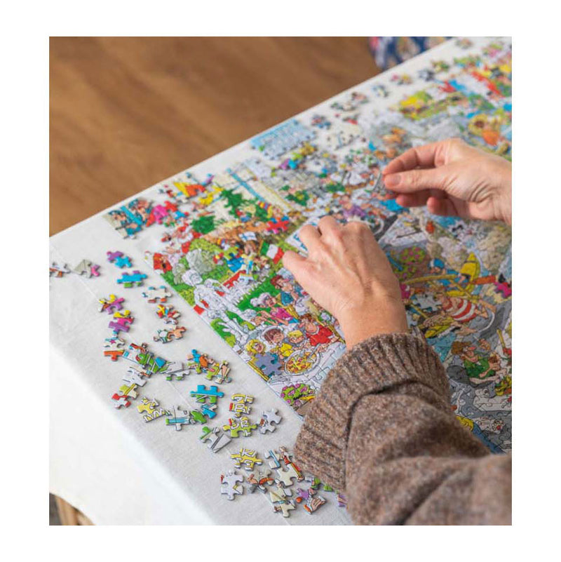 Afbeelding laden in galerijviewer, Jumbo jan van haasteren legpuzzel - de sluizen, 1000st.
