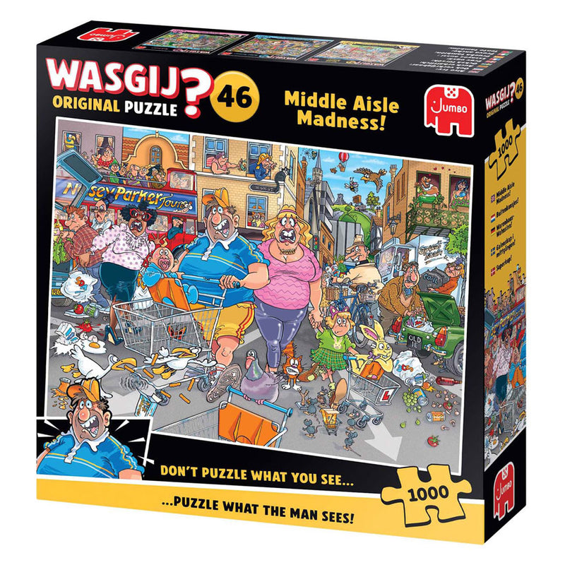 Load image into Gallery viewer, Jumbo wasgij original 46 legpuzzel - buitenkansjes!, 1000st.
