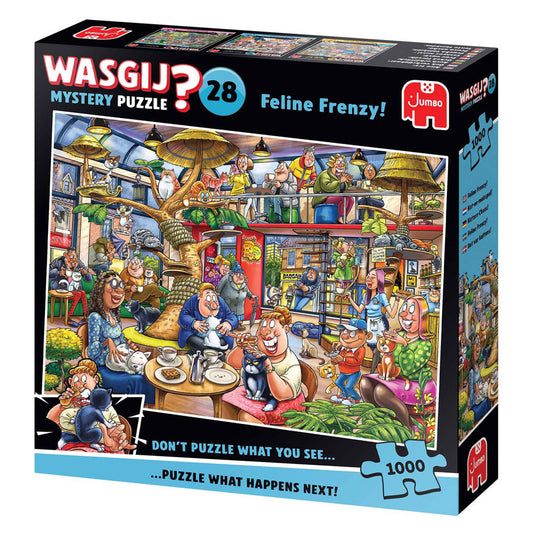 Jumbo wasgij mystery 28 - kat-en-muisspel, 1000st.