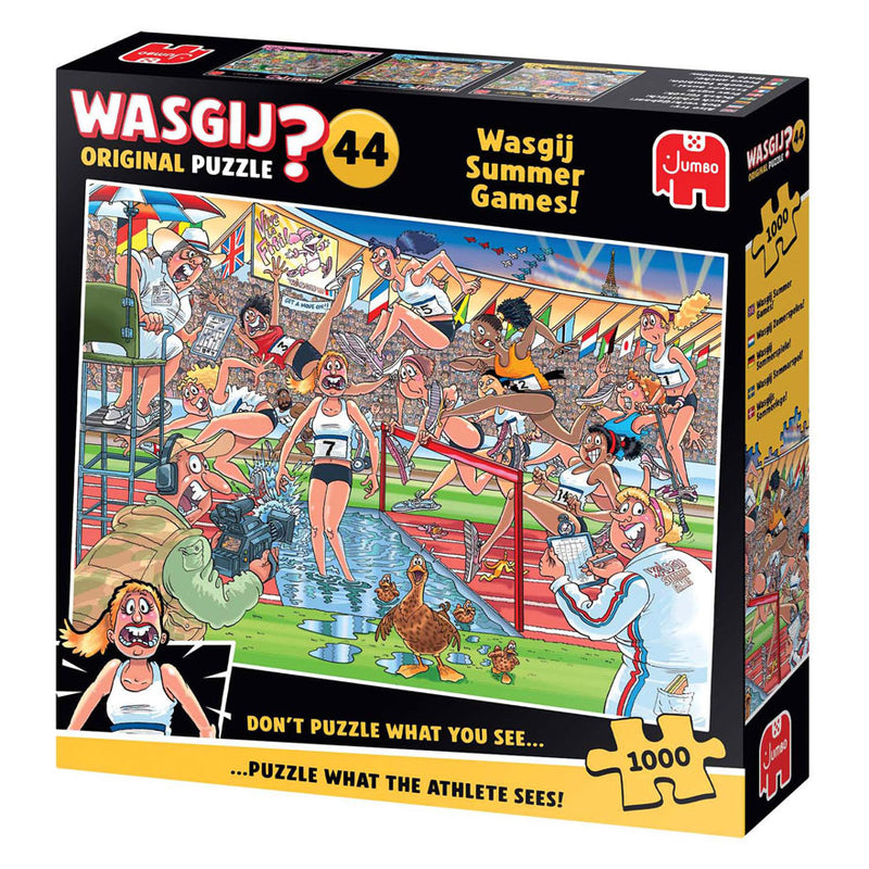 Load image into Gallery viewer, Jumbo wasgij original 44 legpuzzel - zomerspelen!, 1000st.

