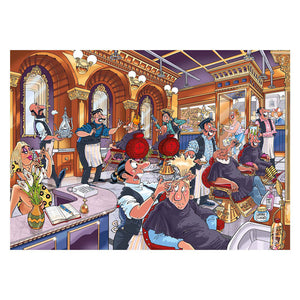 Jumbo wasgij mystery 27 legpuzzel - vlam in de pan!, 1000st.
