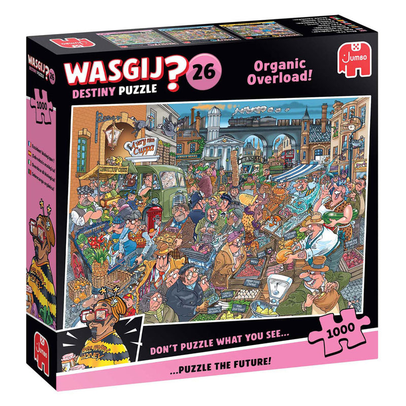 Load image into Gallery viewer, Jumbo wasgij destiny 26 legpuzzel - barstensvol bio!, 1000st.
