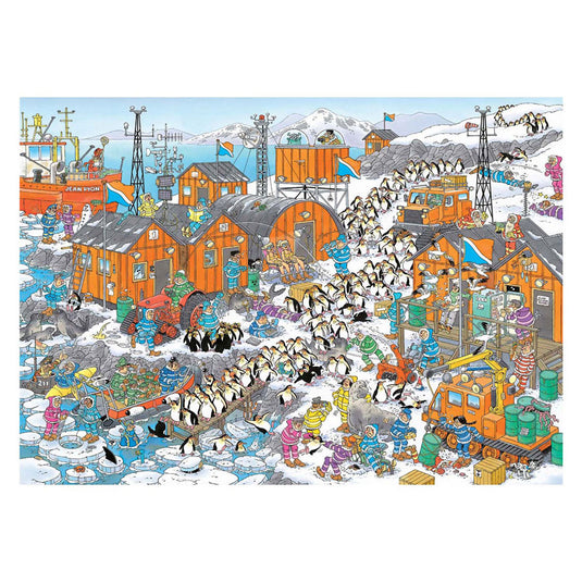 Jumbo jan van haasteren legpuzzel - zuidpool expeditie, 1000st.