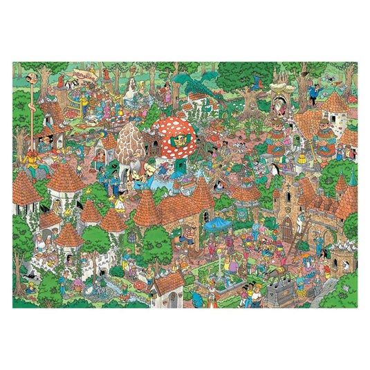 Jumbo jan van haasteren legpuzzel - efteling sprookjesbos, 1000st.