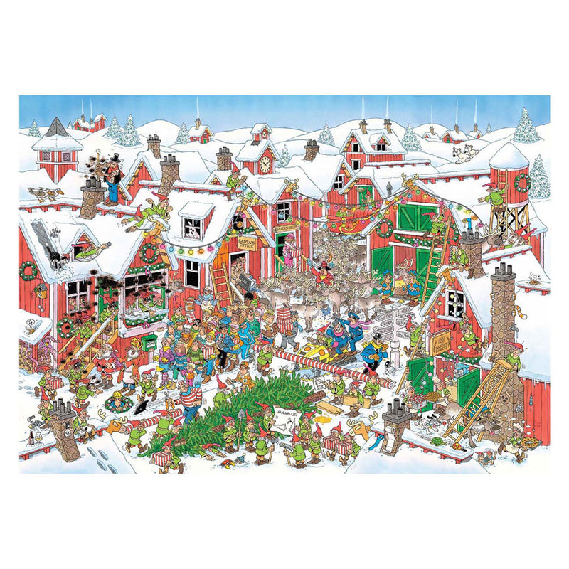 Load image into Gallery viewer, Jumbo puzzel 1000 st. jvh - het dorp van de kerstman
