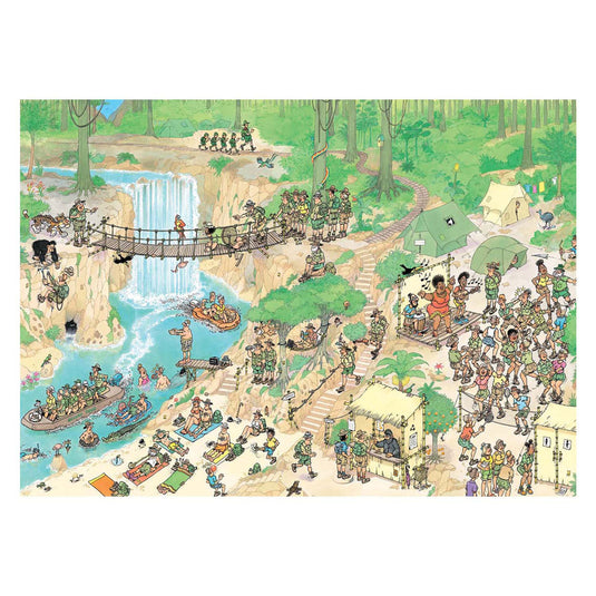 Jan van haasteren legpuzzel - de jungletocht, 1000st.