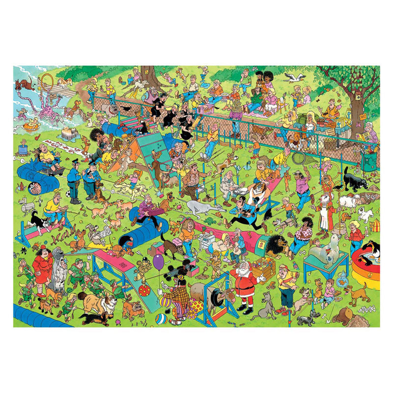 Load image into Gallery viewer, Jumbo jan van haasteren legpuzzel - hondenparcours, 1000st.

