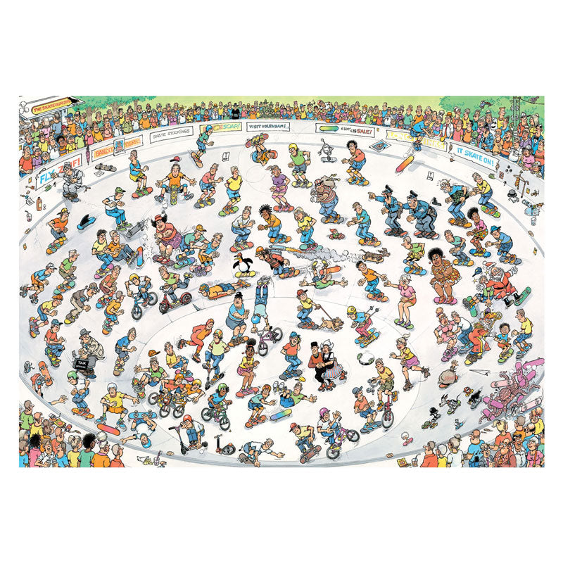 Load image into Gallery viewer, Jumbo puzzel 1000 st. jvh - skateboarden in de bowl

