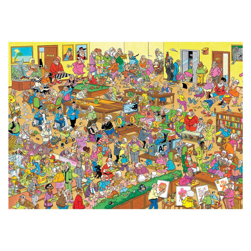 Load image into Gallery viewer, Jan van haasteren legpuzzel - het bejaardentehuis, 1000st.
