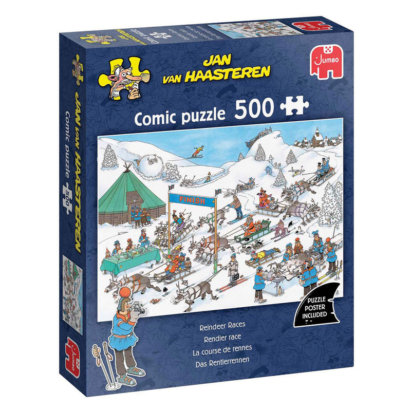 Load image into Gallery viewer, Jumbo jan van haasteren legpuzzel - race, 500st.
