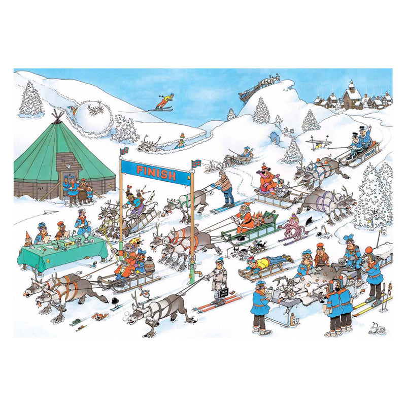Load image into Gallery viewer, Jumbo puzzel 500 st. jvh rendier race
