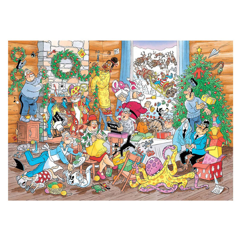 Load image into Gallery viewer, Jumbo puzzel 500 st. jvh kerstkriebels
