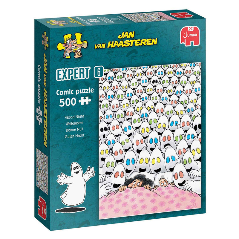 Load image into Gallery viewer, Jumbo jan van haasteren legpuzzel - expert 6 welterusten - 500st.
