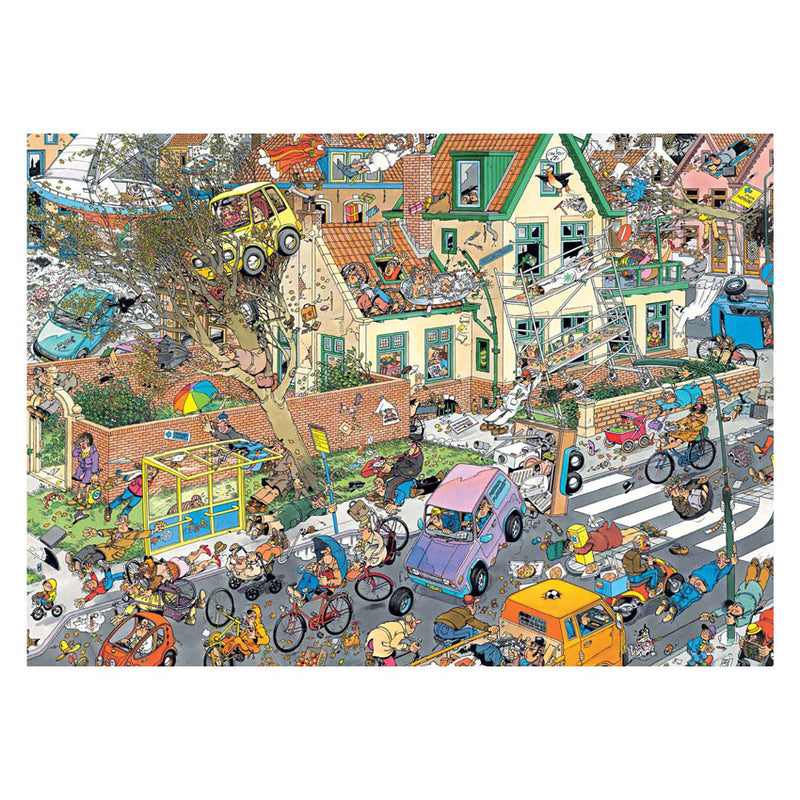 Load image into Gallery viewer, Jumbo jan van haasteren legpuzzel - 2in1 safari storm, 2x1000st.
