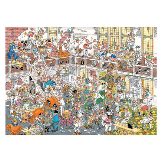 Jan van haasteren legpuzzel - de bouwmarkt en de verbouwing, 2x1000st.