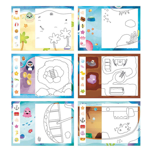 Jumbo water magic squishies zeedieren