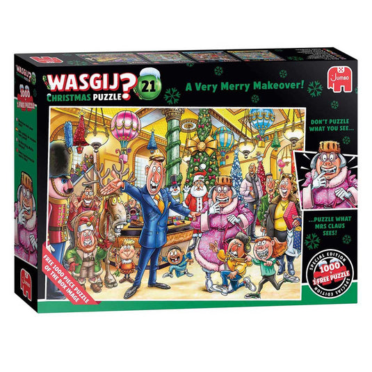 Wasgij christmas 21 legpuzzel - een feestelijke make-over! - 2x1000st.